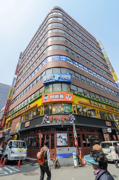 SEOUL, SOUTH KOREA - APRIL 18: Cheonggyecheon stream April 18, 2013 in Seoul, South Korea. The location is the premiere district for shopping in the city.