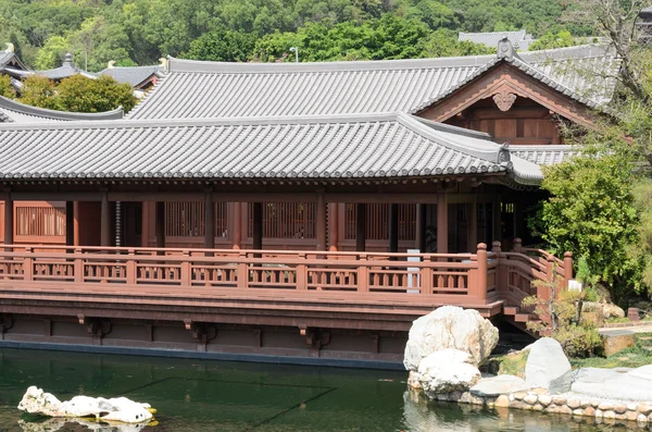 The oriental temple of absolute perfection in Nan Lian Garden, Chi Lin Nunnery, Hong Kong