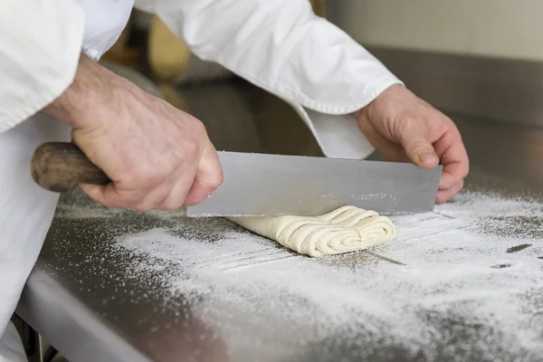 Pastry chef at work