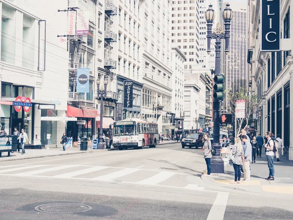 SAN FRANCISCO, USA - SEPTEMBER 15: Chinatown street on September