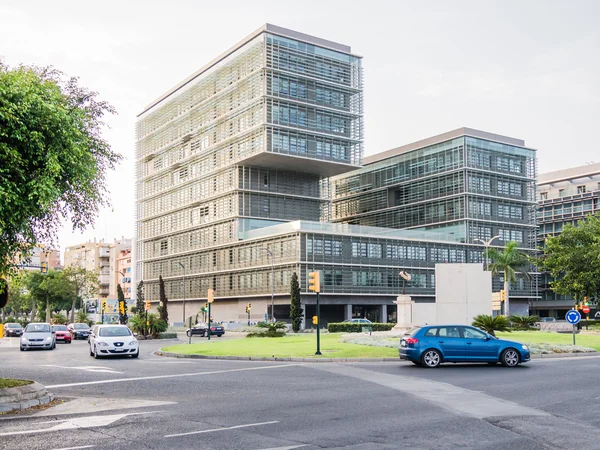 MALAGA, SPAIN - AUGUST 08: modern building on August 08, 2015 in