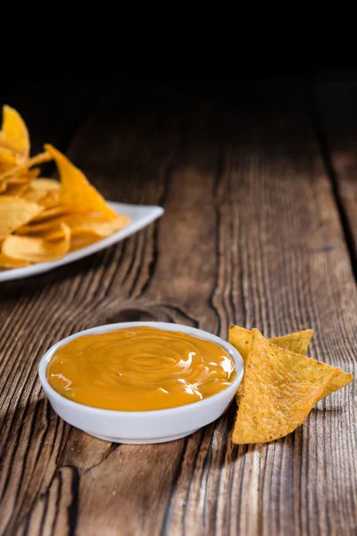 Portion of Nachos (with Cheese Dip)