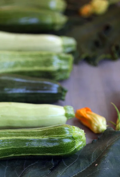 Fresh green zucchini