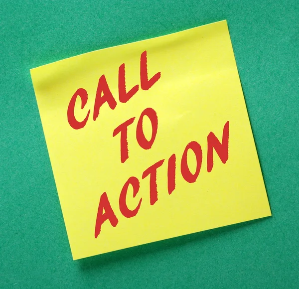 Call to Action Reminder Note