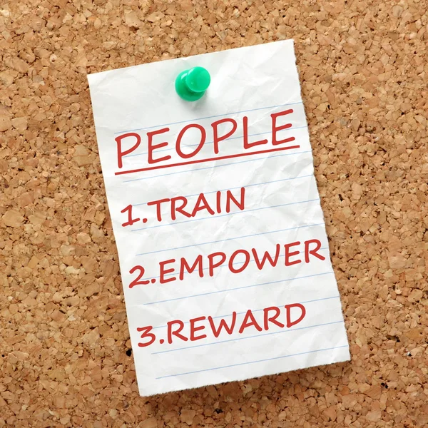 Train, Empower and Reward