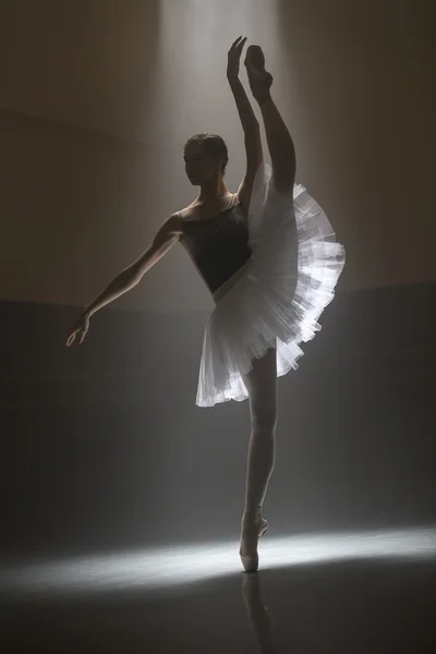 Ballerina in the white tutu