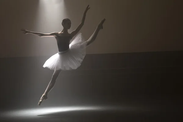 Ballerina in the white tutu