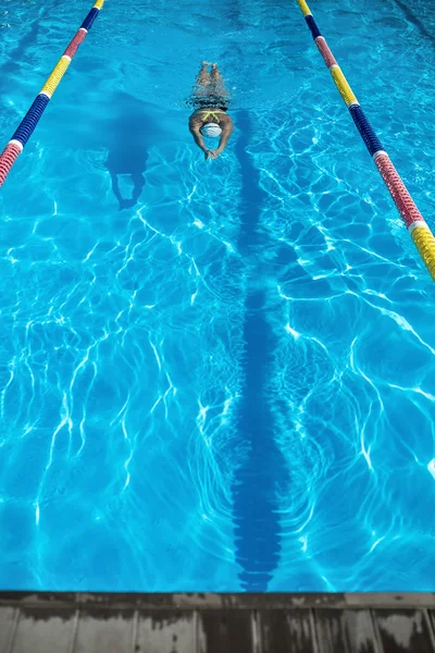 Swimmer in the swim pool