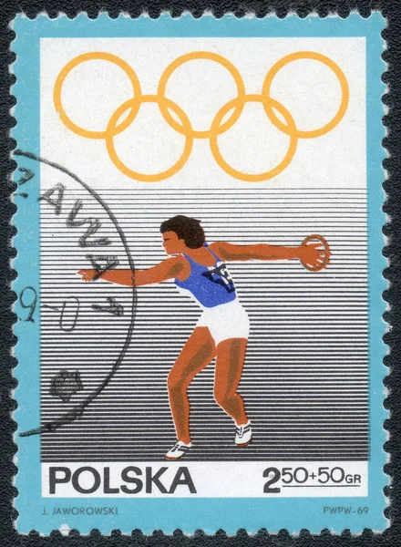 Olympic Sports Stamp in Poland