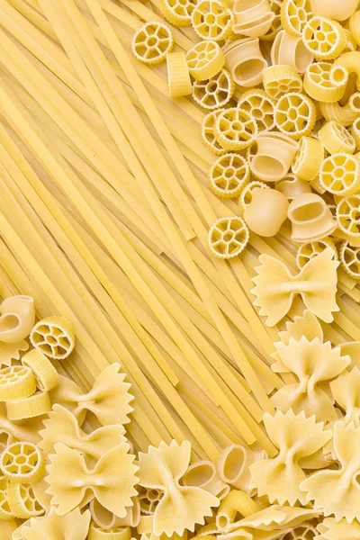 Background raw pasta