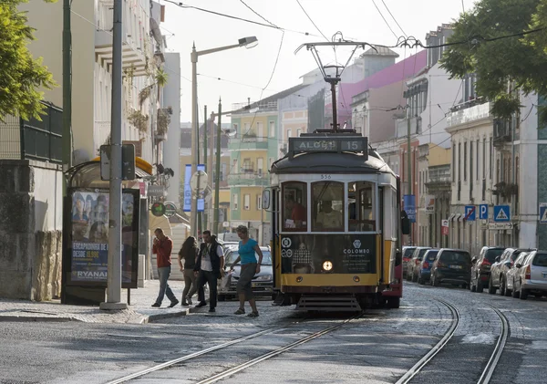 Famous tram in lissabon