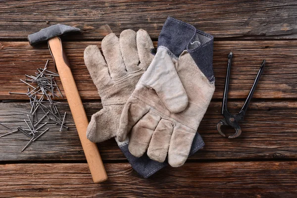 Carpenter tools on the table