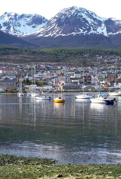 A view of Ushuaia, Tierra del Fuego.