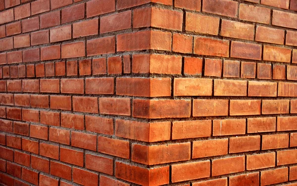 Corner bricks wall