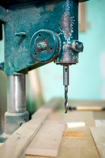 Industrial milling tool, lathe and machinery at a local furniture and steel factory