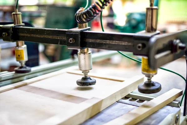 Wooden board assembly at wood and furniture factory