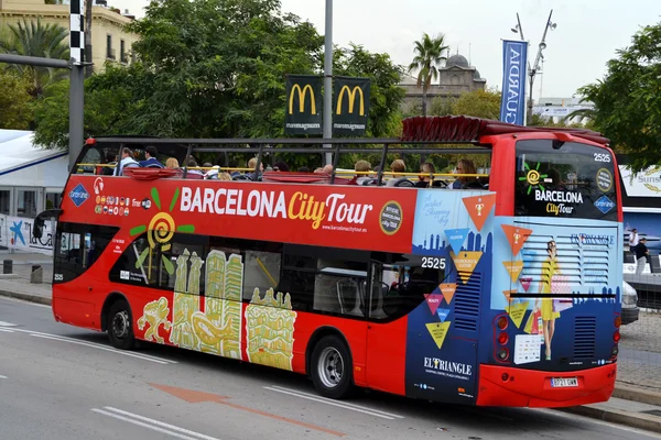 Tourist bus in Barcelona, Spain