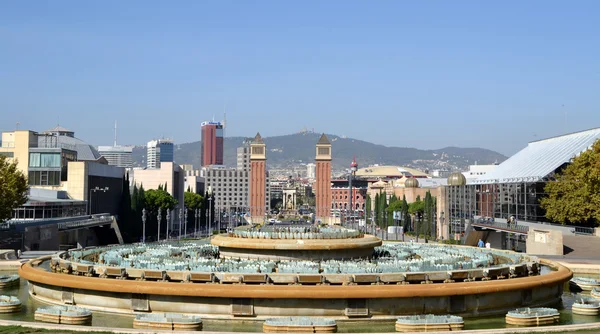 The Magic Fountain in Barcelona, Spain