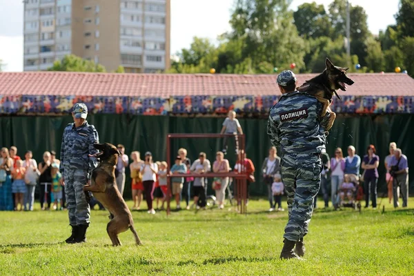 Orel, Russia, August 01, 2015: Mumu Fest, Turgenev\'s story art-f