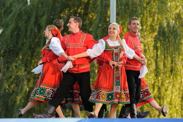 Orel, Russia, August 4, 2015: Orlovskaya Mozaika folk festival,