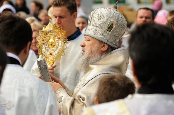 Orel, Russia - September 13, 2015: Orthodox Church Family Day. D