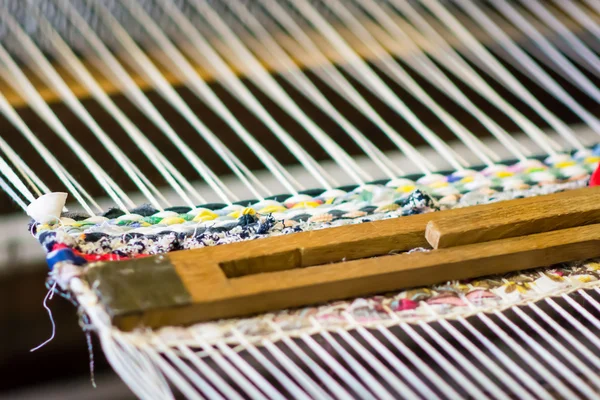 Detail of weaving loom