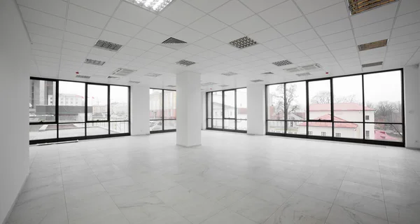White brand new interior of office