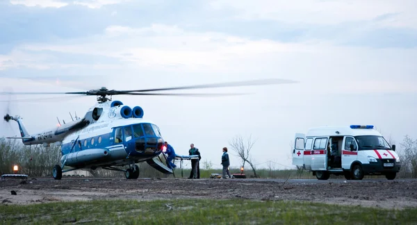 Medical evacuation by helicopter