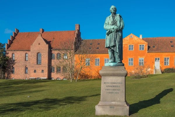 Hans Christian Andersen statue  in Odense, Dernmark