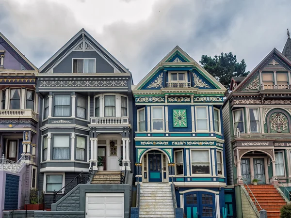 Painted Ladies victorian homes in San Francisco