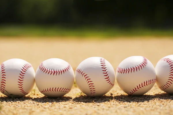 Baseball. Balls on Field