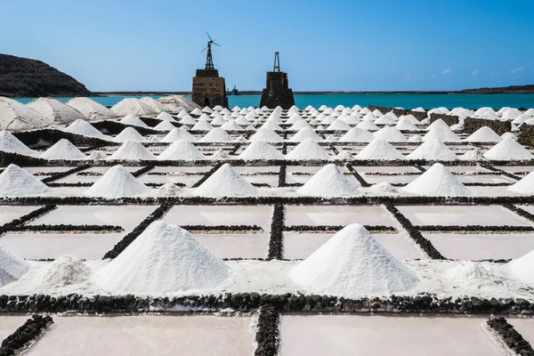 Salt works of Janubio, Lanzarote, Canary Islands (Spain)