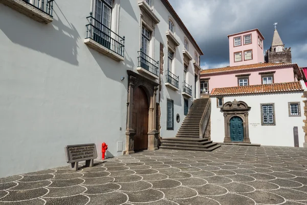 Colonial architecture of Funchal old town, Madeira island