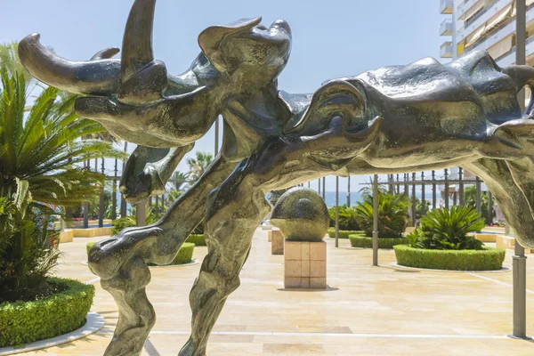 Bronze sculpture by Dali in Marbella