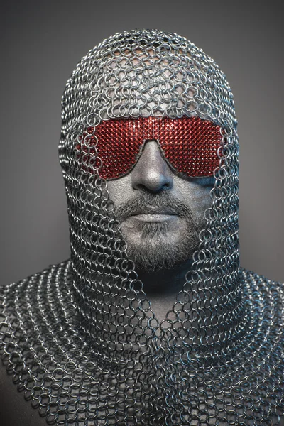Man in chain mail