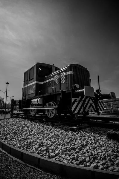 Railway, old locomotive