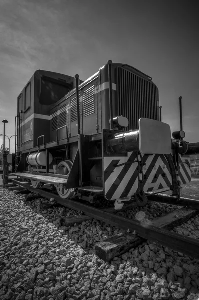 Railway, old locomotive