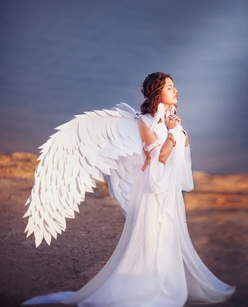 Woman in the form of  angel