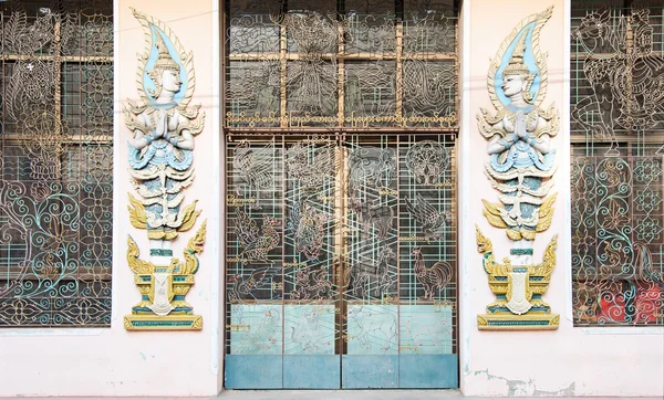 Door to monastery in Myanmar