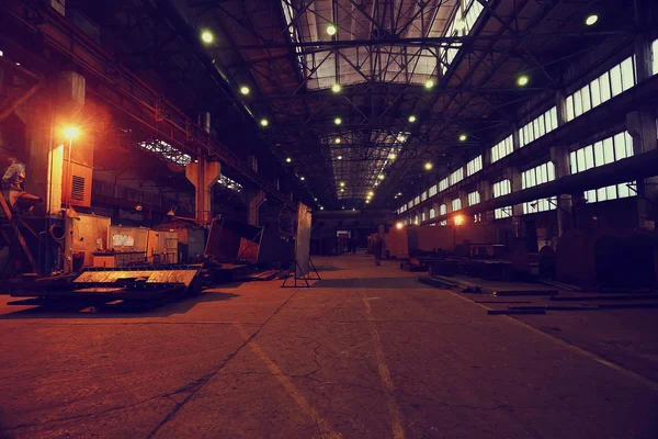 Industrial factory on background