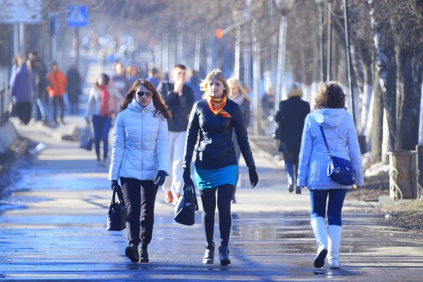 Crowd of people on the street