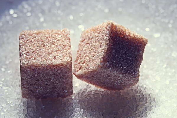 Pieces of brown sugar