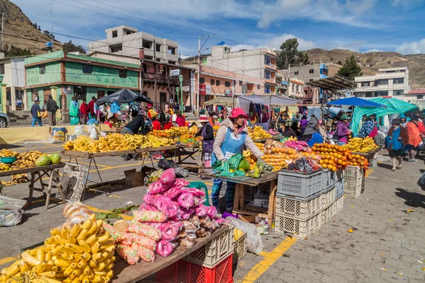 Saturday market in a remote village Zumbahua