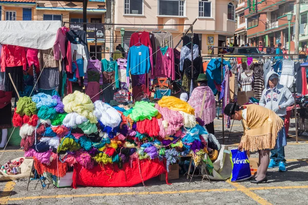 Saturday market in a remote village Zumbahua