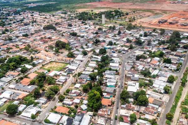 Aerial view of suburbs of Ciudad Bolivar
