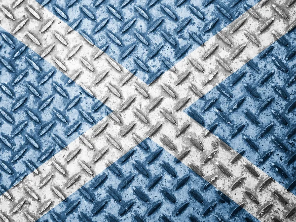 Scotland flag on grunge wall