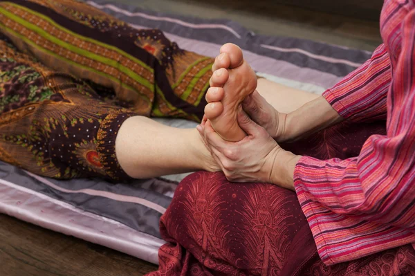 Thai massage feet.