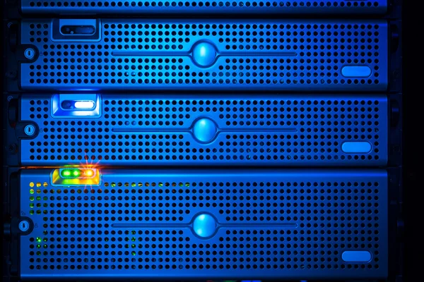 Storage servers in data room Domestic Room long exposure techniq