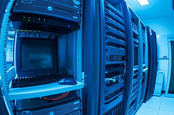 Computer Network Servers In Data Room