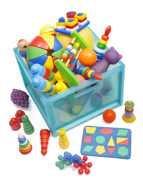 Box with toys